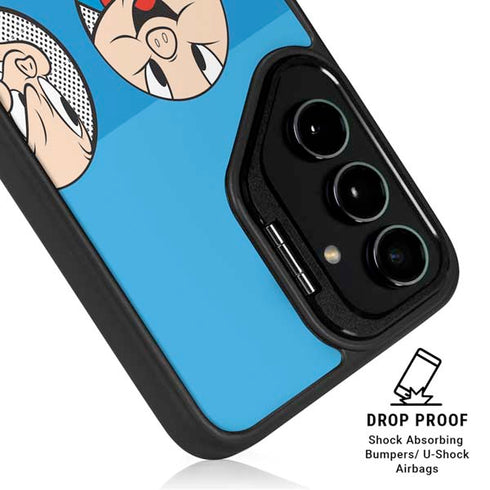Looney Tunes Porky Pig Two Circles Galaxy S24 FE Kickstand Case